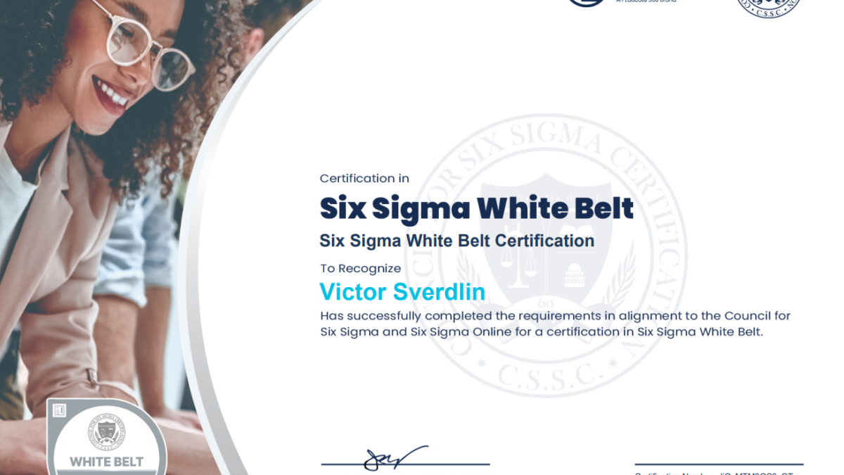 Six Sigma White Belt: Baby Formed